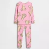 Pyjamas-set i ekologisk borstad bomull för Baby & Småbarn