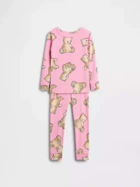 Pyjamas-set i ekologisk borstad bomull för Baby & Småbarn