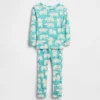 Pyjamas-set i ekologisk borstad bomull för Baby & Småbarn