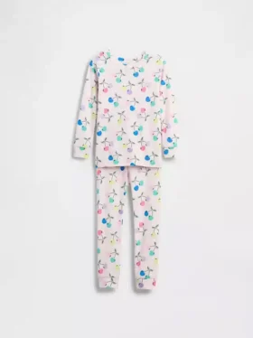 Pyjamas-set i ekologisk borstad bomull för Baby & Småbarn