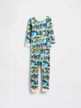 Pyjamas-set i ekologisk borstad bomull för Baby & Småbarn