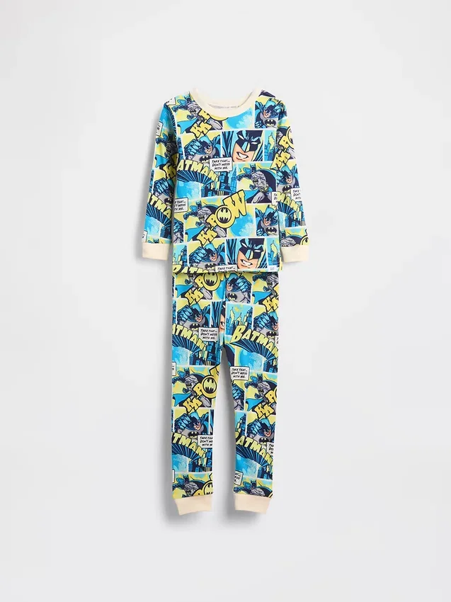 Pyjamas-set i ekologisk borstad bomull för Baby & Småbarn