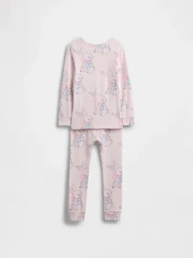 Pyjamas-set i ekologisk borstad bomull för Baby & Småbarn
