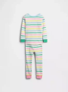 Pyjamas-set i ekologisk borstad bomull för Baby & Småbarn