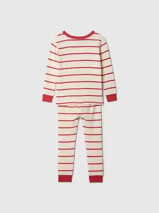 Pyjamas-set i ekologisk borstad bomull för Baby & Småbarn