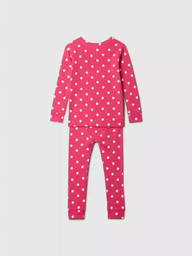 Pyjamas-set i ekologisk borstad bomull för Baby & Småbarn