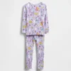 Pyjamas-set i ekologisk borstad bomull för Baby & Småbarn