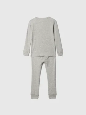 Pyjamas-set i ekologisk borstad bomull för Baby & Småbarn