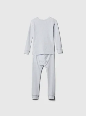 Pyjamas-set i ekologisk borstad bomull för Baby & Småbarn