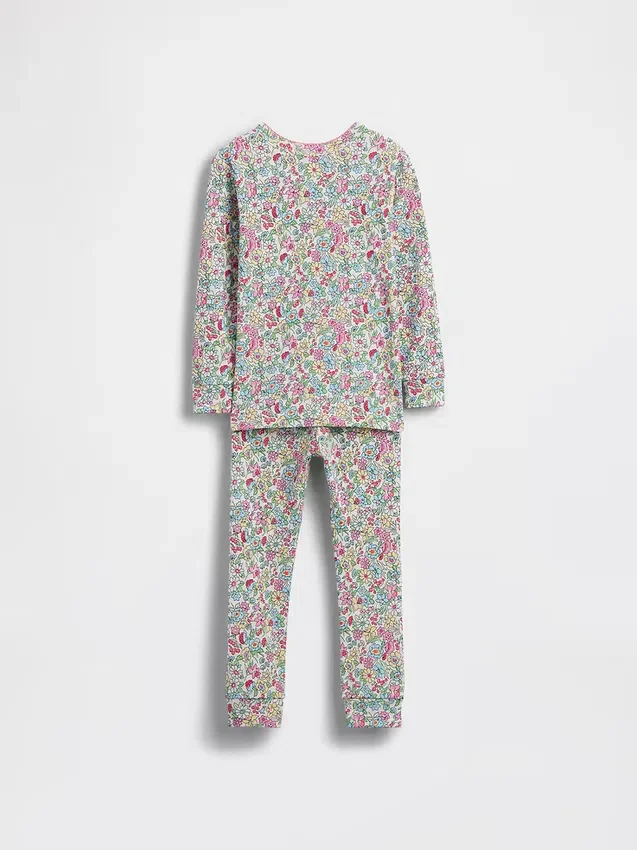 Pyjamas-set i ekologisk borstad bomull för Baby & Småbarn