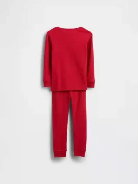 Pyjamas-set i ekologisk borstad bomull för Baby & Småbarn