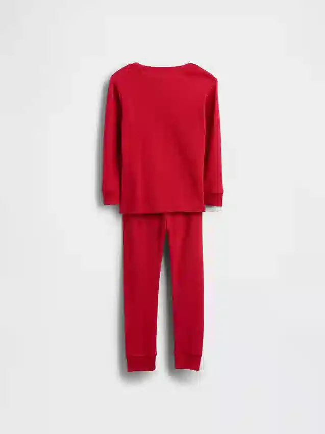 Pyjamas-set i ekologisk borstad bomull för Baby & Småbarn