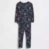 Pyjamas-set i ekologisk borstad bomull för Baby & Småbarn