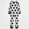 Pyjamas-set i ekologisk borstad bomull för Baby & Småbarn