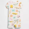 Pyjamas-set i ekologisk borstad bomull för Baby & Småbarn