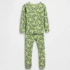 Pyjamas-set i ekologisk borstad bomull för Baby & Småbarn