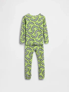 Pyjamas-set i ekologisk borstad bomull för Baby & Småbarn