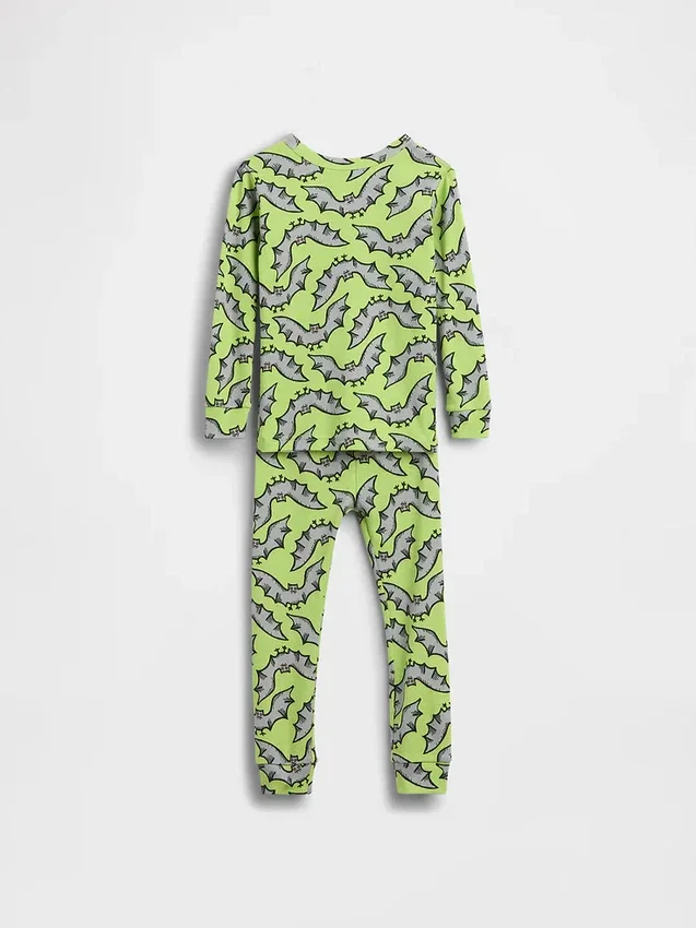 Pyjamas-set i ekologisk borstad bomull för Baby & Småbarn