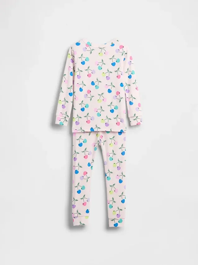 Pyjamas-set i ekologisk borstad bomull för Baby & Småbarn
