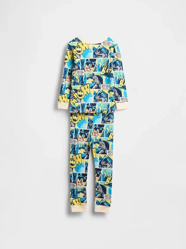 Pyjamas-set i ekologisk borstad bomull för Baby & Småbarn