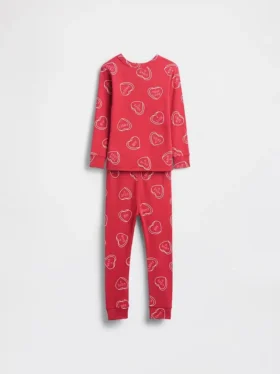 Pyjamas-set i ekologisk borstad bomull för Baby & Småbarn
