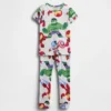 Pyjamas-set i ekologisk borstad bomull för Baby & Småbarn med Marvel-motiv