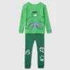 Pyjamas-set i ekologisk borstad bomull för Baby & Småbarn med Marvel-motiv