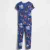 Pyjamas-set i ekologisk borstad bomull för Baby & Småbarn med Marvel-motiv