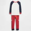 Pyjamas-set i ekologisk borstad bomull för Baby & Småbarn med Marvel-motiv