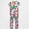 Pyjamas-set i ekologisk borstad bomull för Baby & Småbarn med Marvel-motiv