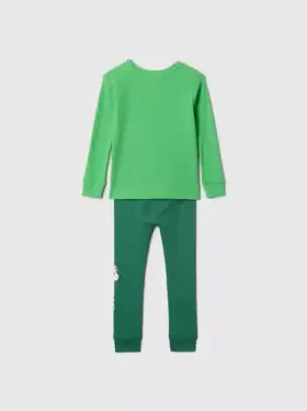 Pyjamas-set i ekologisk borstad bomull för Baby & Småbarn med Marvel-motiv