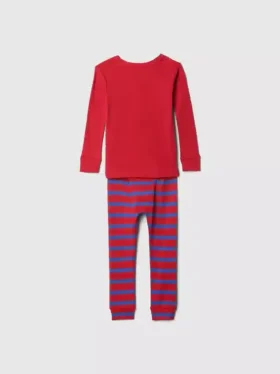Pyjamas-set i ekologisk borstad bomull för Baby & Småbarn med Marvel-motiv