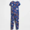 Pyjamas-set i ekologisk borstad bomull för Baby & Småbarn med Marvel-motiv