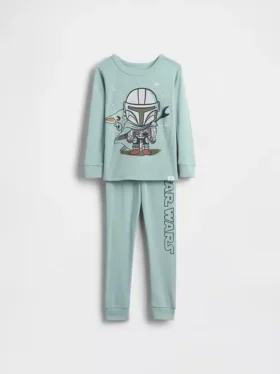 Pyjamas-set i ekologisk borstad bomull för Baby & Småbarn med Star Wars-motiv