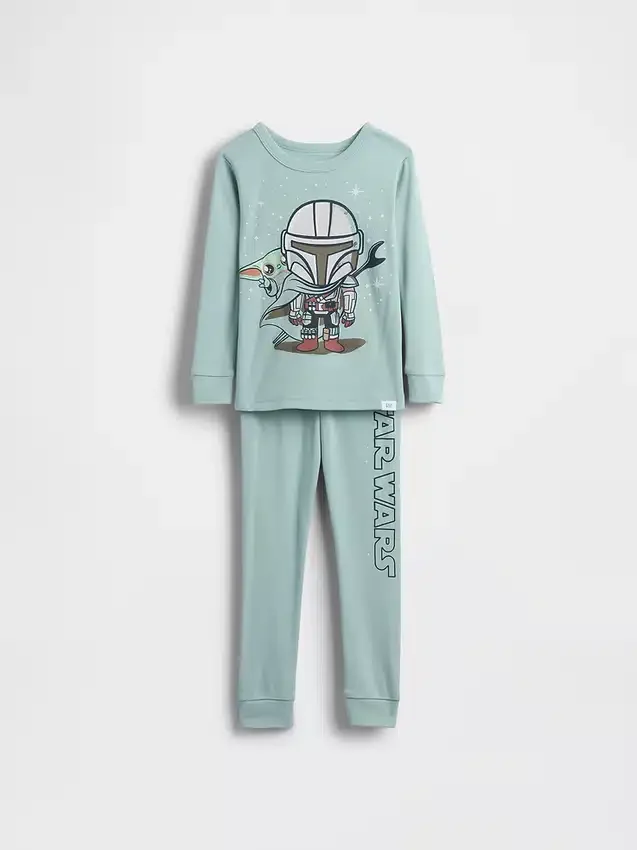 Pyjamas-set i ekologisk borstad bomull för Baby & Småbarn med Star Wars-motiv