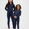 Pyjamas-set i ekologisk borstad bomull för barn och spädbarn