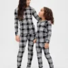 Pyjamas-set i ekologisk borstad bomull för barn och spädbarn