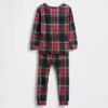 Pyjamas-set i ekologisk borstad bomull för barn och spädbarn