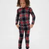Pyjamas-set i ekologisk borstad bomull för barn och spädbarn