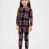 Pyjamas-set i ekologisk borstad bomull för barn och spädbarn