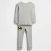 Pyjamas-set i ekologisk borstad bomull med Batman-motiv för Baby & Småbarn