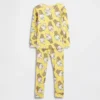 Pyjamas-set i ekologisk borstad bomull med Snoopy-motiv för Baby & Småbarn