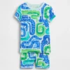 Pyjamas-set i kort modell för Baby & Småbarn i ekologisk borstad bomull