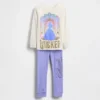 Pyjamas-set i mjuk, borstad ekologisk bomull för Baby & Småbarn