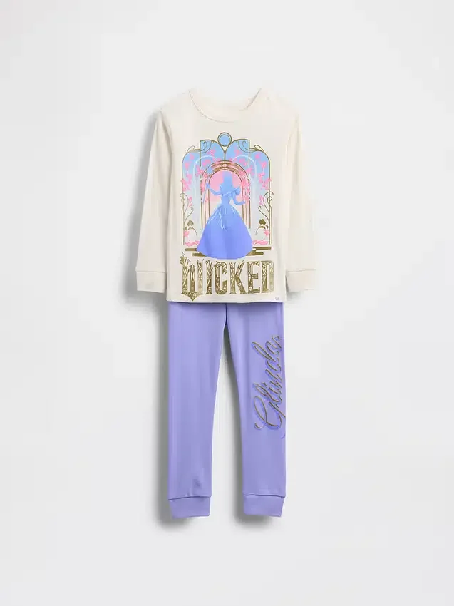 Pyjamas-set i mjuk, borstad ekologisk bomull för Baby & Småbarn