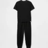 Pyjamas-set med joggingsbyxor i återvunnet material för barn