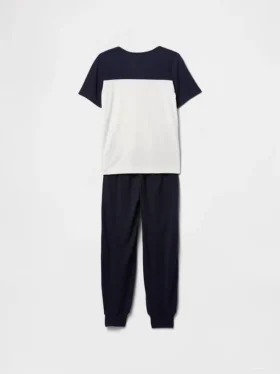 Pyjamas-set med joggingsbyxor i återvunnet material för barn
