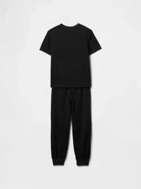 Pyjamas-set med joggingsbyxor i återvunnet material för barn