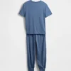 Pyjamas-set med joggingsbyxor i återvunnet material för barn
