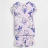 Pyjamas-set med korta Shorts i ekologisk borstad bomull från Marvel för Baby & Småbarn